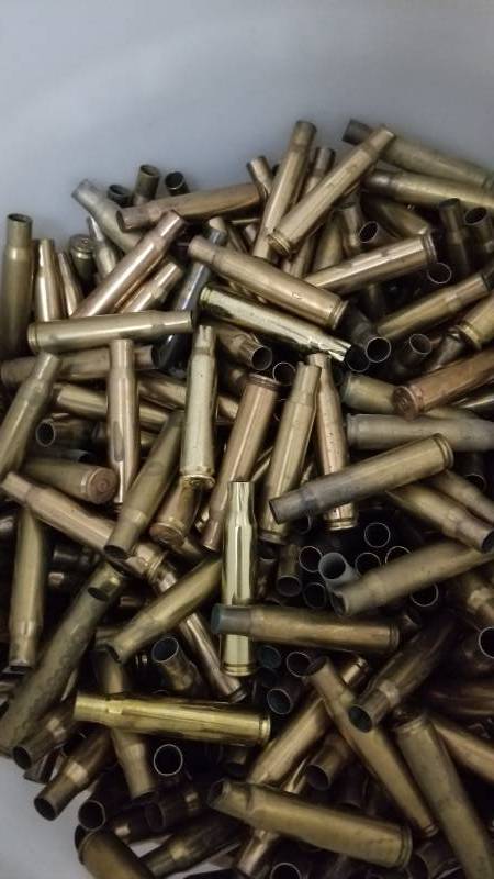 Reloading Equipment and Components: 50 Caliber Lake City Once Fired Brass -  124 Pieces